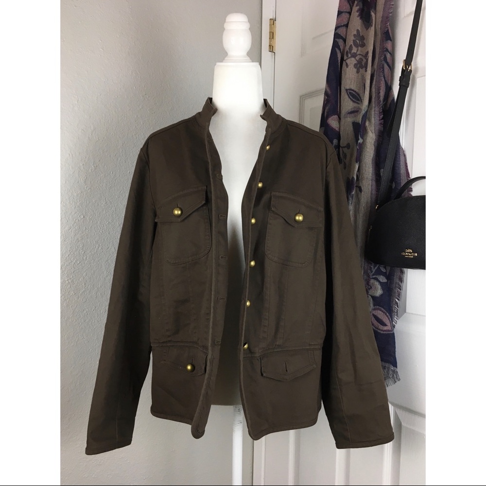 Talbots Brown Military Jacket - image 1